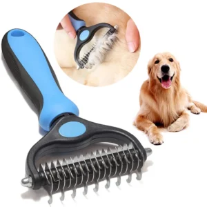 Professional Pet Deshedding Brush for Dogs and Cats