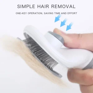 Stainless Steel Pet Hair Removal Comb thumbnail 2