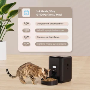 New 2L Pet Feeder Cat Dog Smart Food Dispenser thumbnail 2