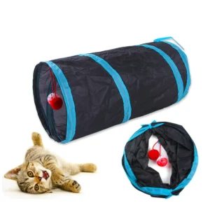 Foldable Cat Tunnel Toy – Interactive for Cats, Rabbits, and Puppies